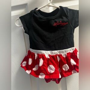 disney minnie baby onsie dress
